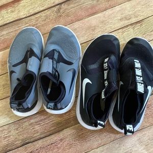 Little Boys Nike Flex Runner Slip-on Shoes Bundle (2)
